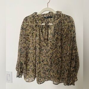 Zara Woman Blouse Flowy